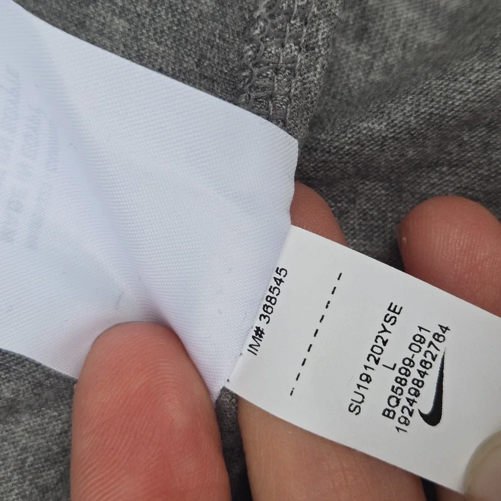 Nike Just Do It Mens Large Cotton Tank Top In Gray